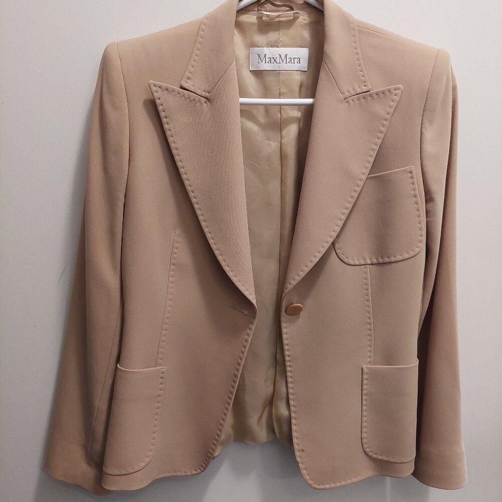 Max mara blazer | Beige color | Size 2 (small)